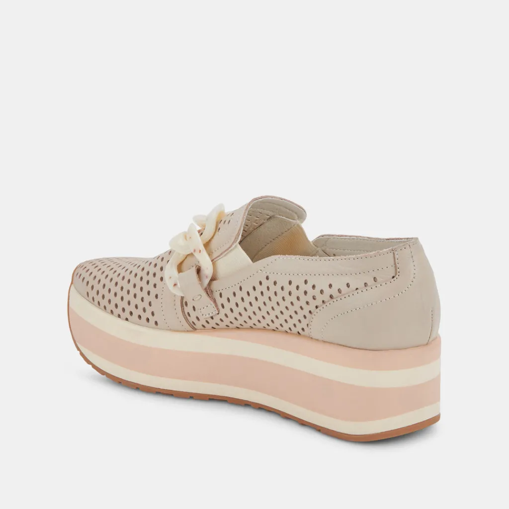 DOLCE VITA Sneakers*Jhenee Perforated Sneakers Sand Nubuck