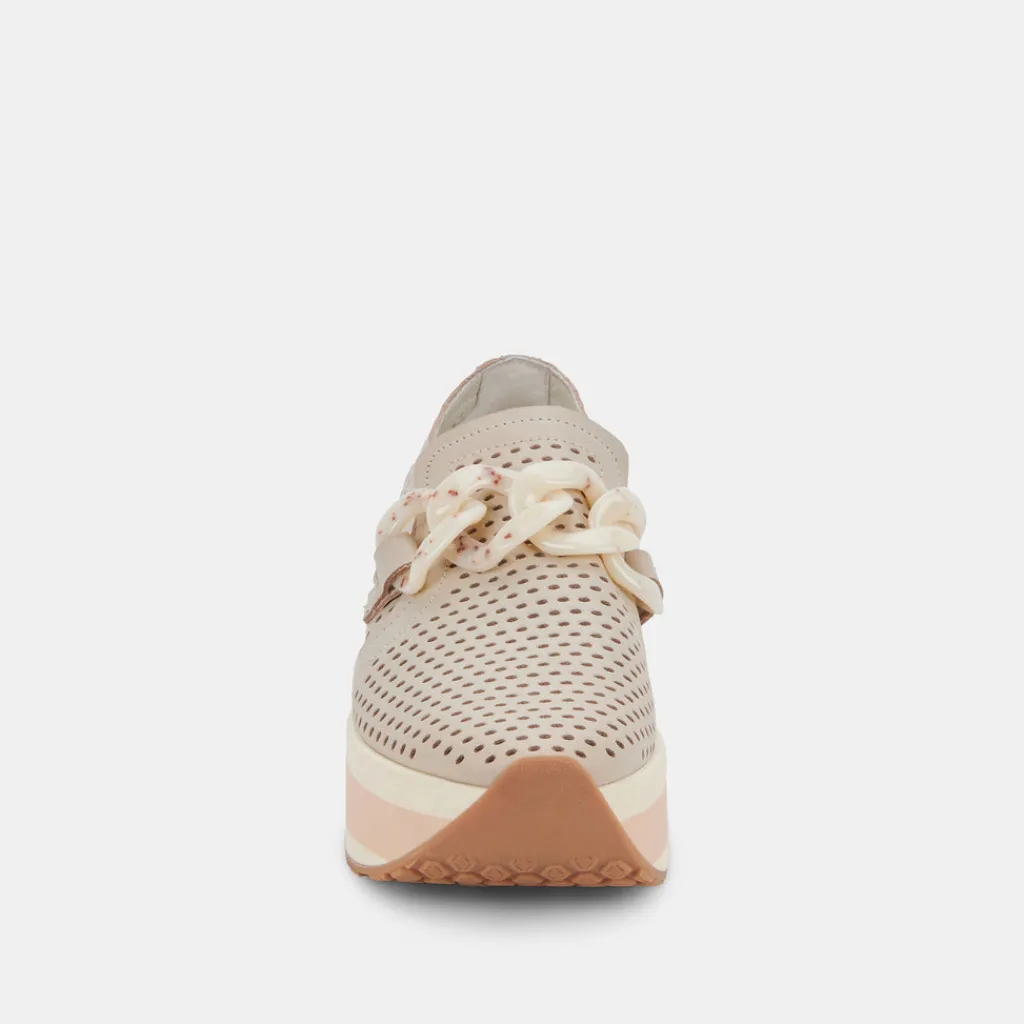 DOLCE VITA Sneakers*Jhenee Perforated Sneakers Sand Nubuck