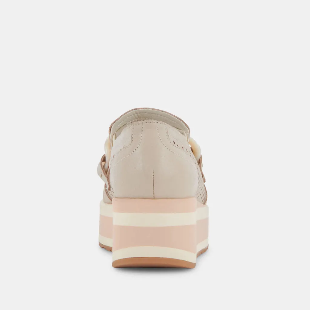 DOLCE VITA Sneakers*Jhenee Perforated Sneakers Sand Nubuck