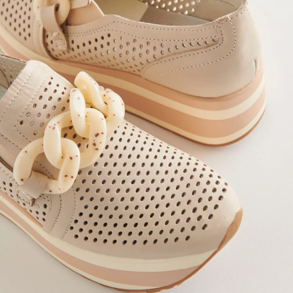 DOLCE VITA Sneakers*Jhenee Perforated Sneakers Sand Nubuck