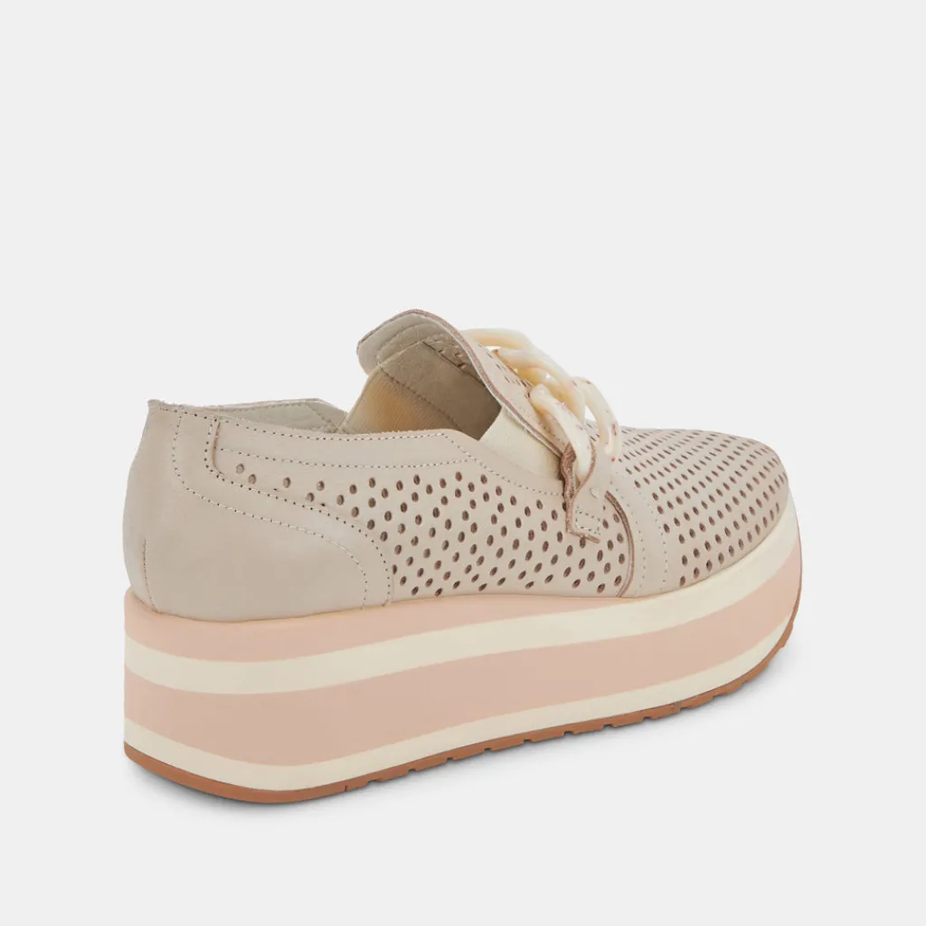 DOLCE VITA Sneakers*Jhenee Perforated Sneakers Sand Nubuck