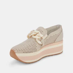 DOLCE VITA Sneakers*Jhenee Perforated Sneakers Sand Nubuck