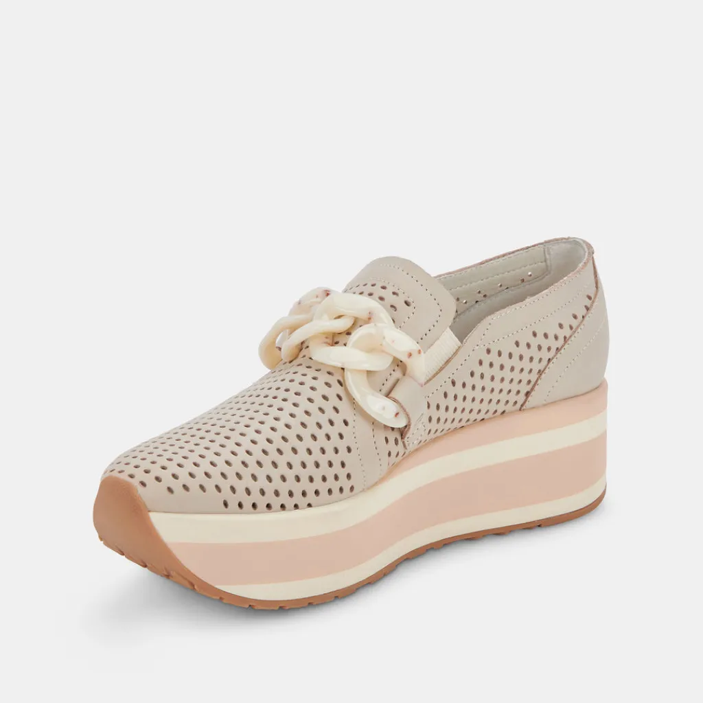 DOLCE VITA Sneakers*Jhenee Perforated Sneakers Sand Nubuck