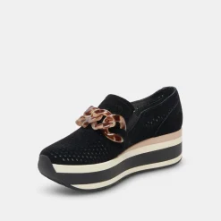 DOLCE VITA Sneakers*Jhenee Perforated Sneakers Onyx Suede
