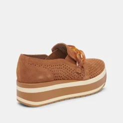 DOLCE VITA Sneakers*Jhenee Perforated Sneakers Pecan Suede