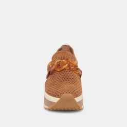 DOLCE VITA Sneakers*Jhenee Perforated Sneakers Pecan Suede