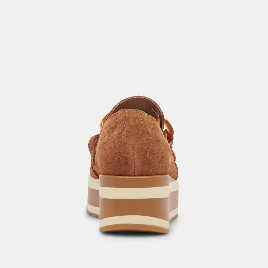 DOLCE VITA Sneakers*Jhenee Perforated Sneakers Pecan Suede