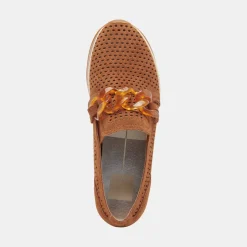 DOLCE VITA Sneakers*Jhenee Perforated Sneakers Pecan Suede