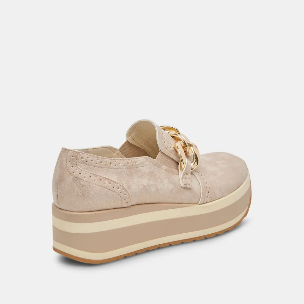 DOLCE VITA Sneakers*Jhenee Sneakers Light Gold Nubuck