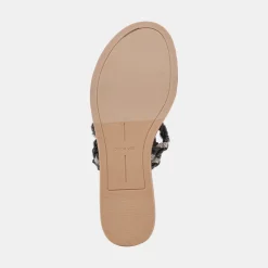 DOLCE VITA Sandals*Khloe Sandals Black Rhinestone