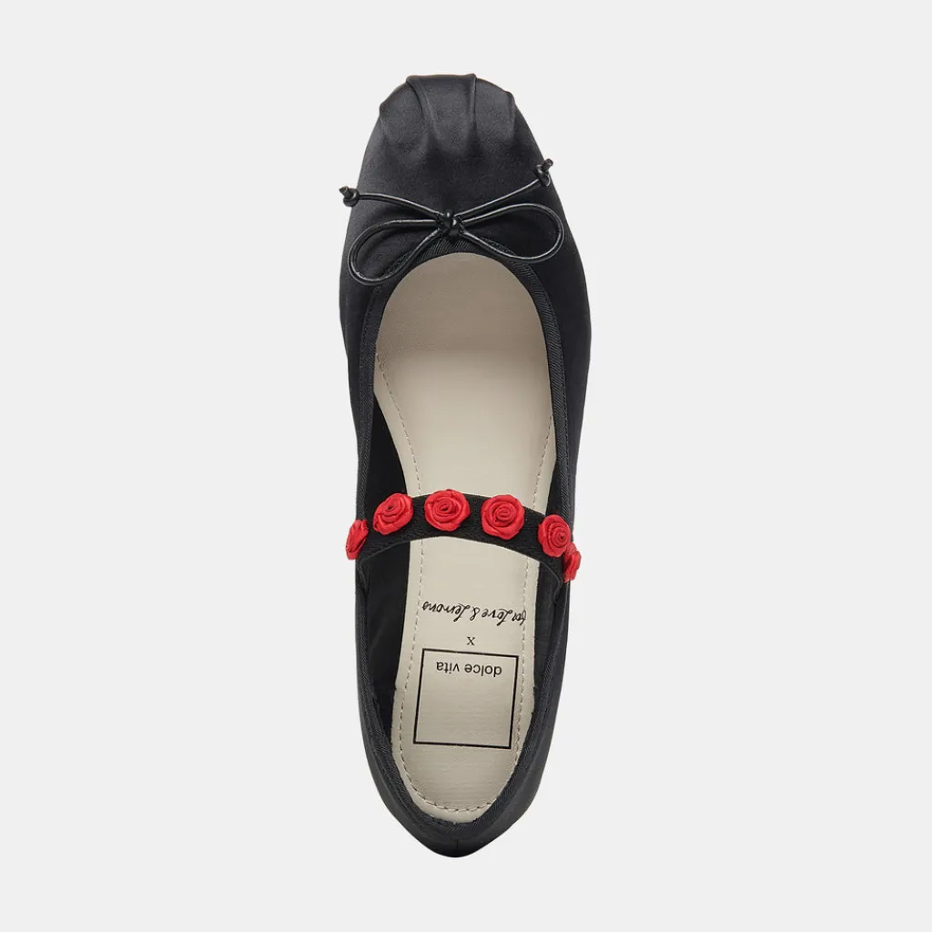 DOLCE VITA Flats & Loafers*Lilly Ballet Flats Black Multi Satin