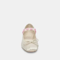 DOLCE VITA Flats & Loafers*Lilly Ballet Flats Ivory Multi Satin