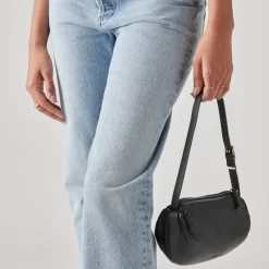 DOLCE VITA Handbags*Livi Shoulder Bag Black Leather