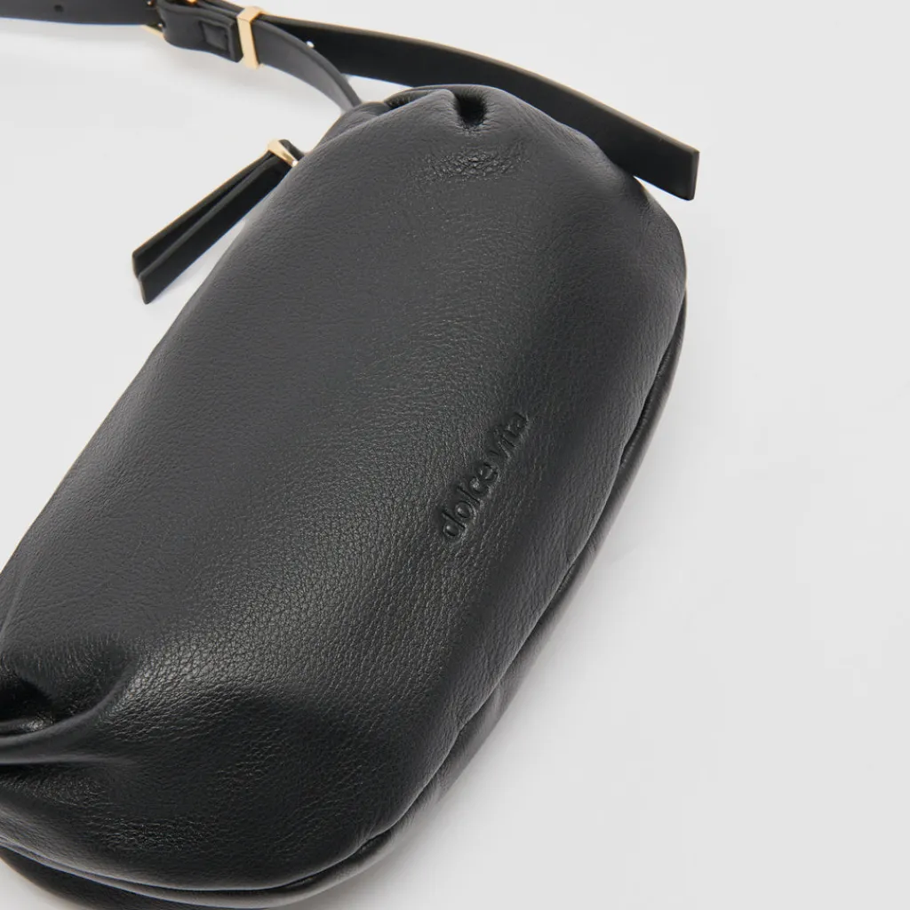 DOLCE VITA Handbags*Livi Shoulder Bag Black Leather