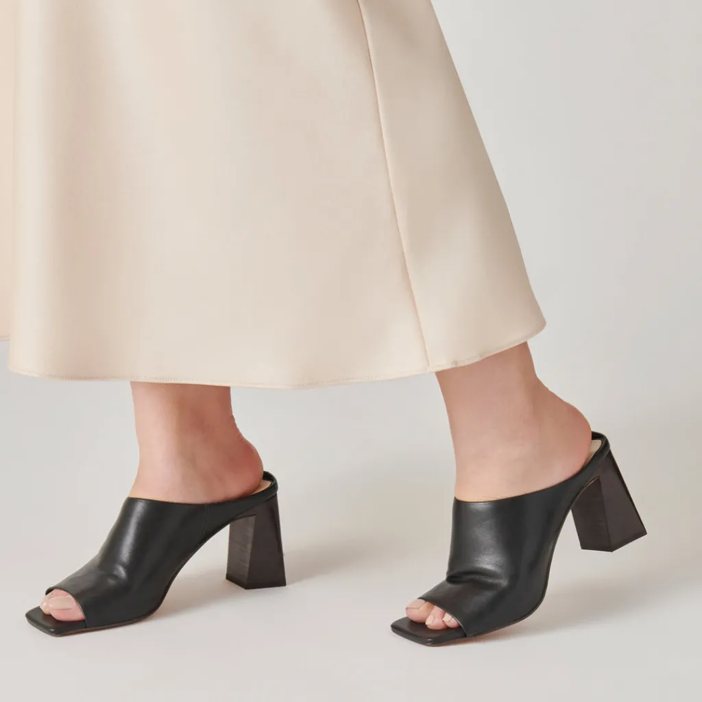 DOLCE VITA Mules & Clogs*Lizzo Heels Black Leather