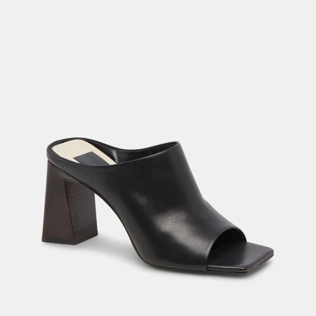 DOLCE VITA Mules & Clogs*Lizzo Heels Black Leather