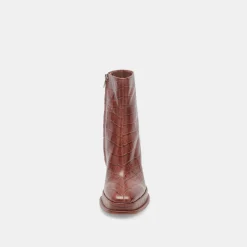 DOLCE VITA Boots & Booties*Lochly Boots Walnut Embossed Leather