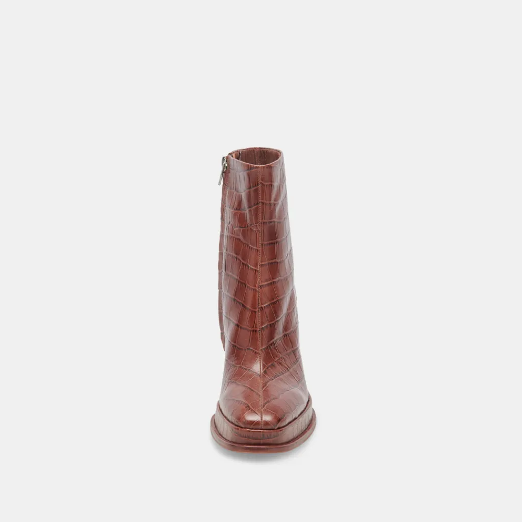 DOLCE VITA Boots & Booties*Lochly Boots Walnut Embossed Leather