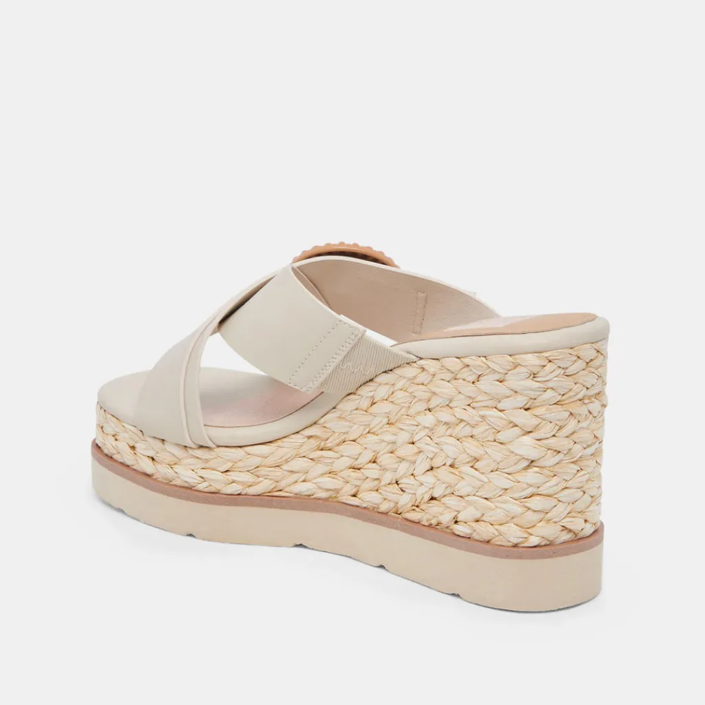 DOLCE VITA Sandals*Luiz Wedges Ivory Stella