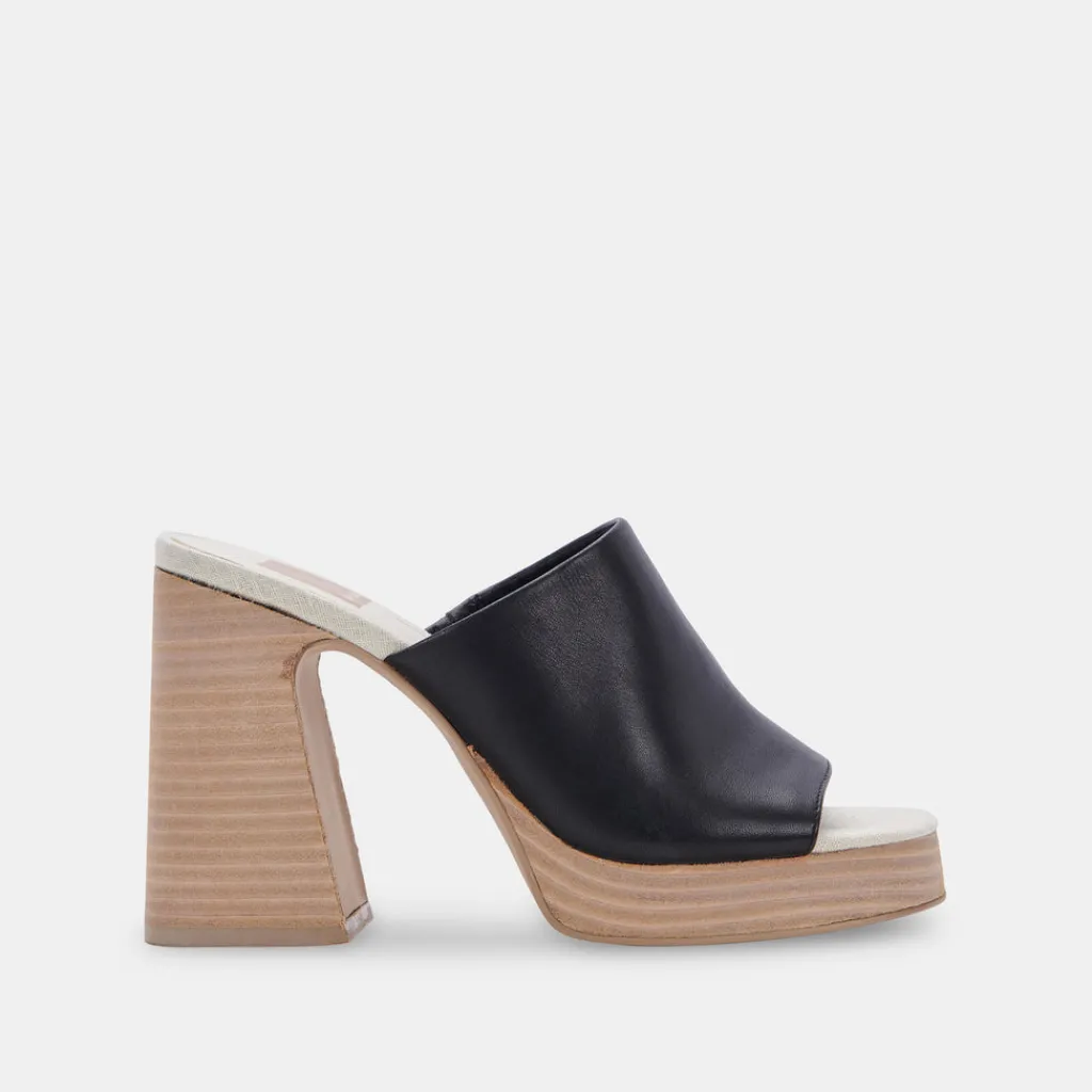 DOLCE VITA Mules & Clogs*Lukas Heels Black Leather
