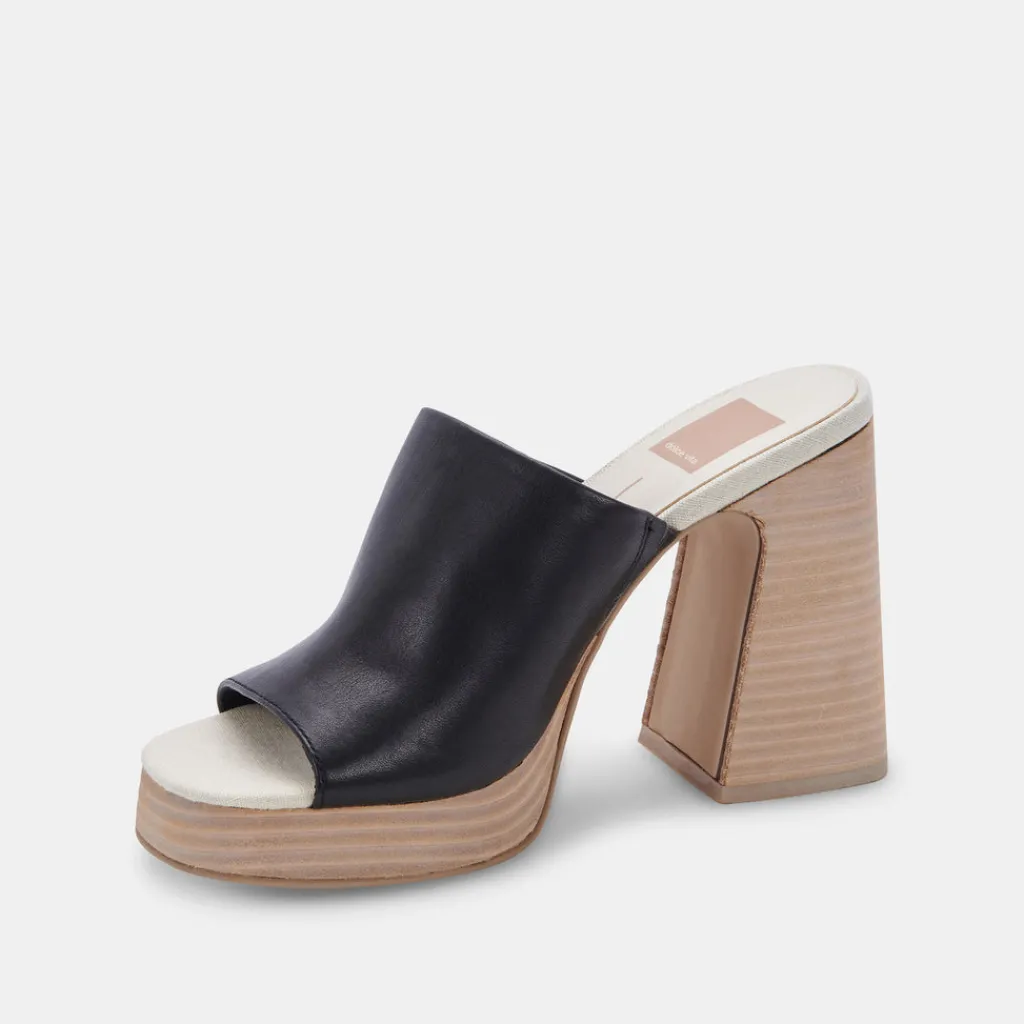 DOLCE VITA Mules & Clogs*Lukas Heels Black Leather