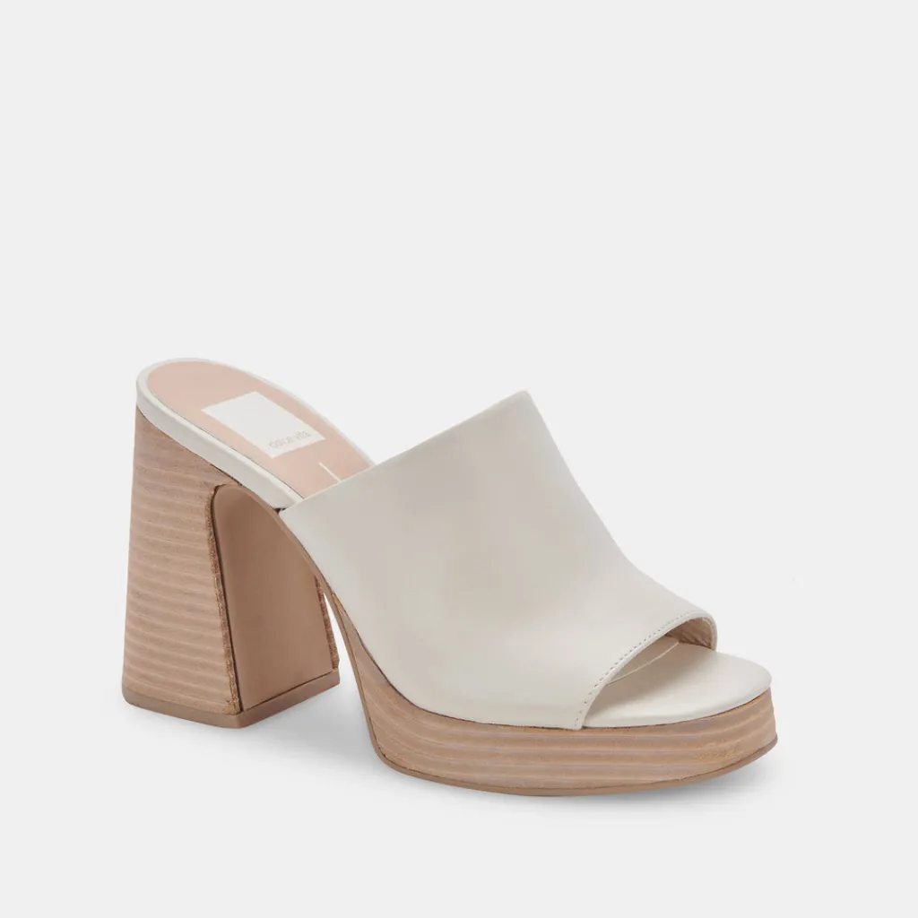 DOLCE VITA Heels*Lukas Heels Ivory Leather
