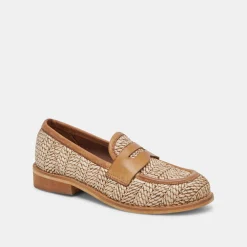 DOLCE VITA Flats & Loafers*Marina Loafers Brown Multi Raffia