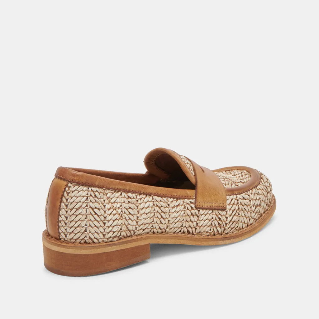DOLCE VITA Flats & Loafers*Marina Loafers Brown Multi Raffia