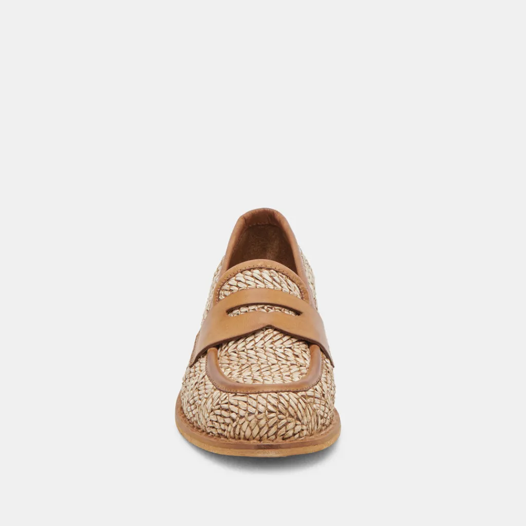DOLCE VITA Flats & Loafers*Marina Loafers Brown Multi Raffia