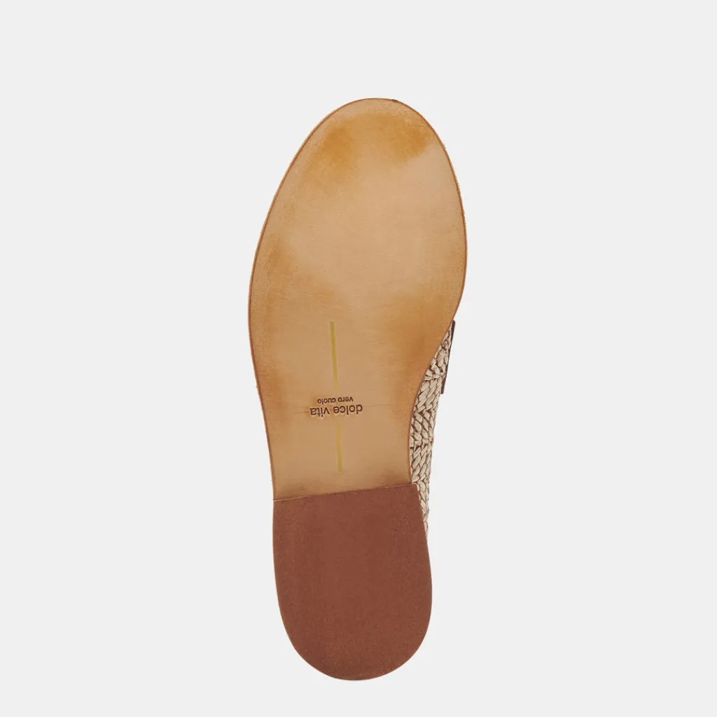 DOLCE VITA Flats & Loafers*Marina Loafers Brown Multi Raffia