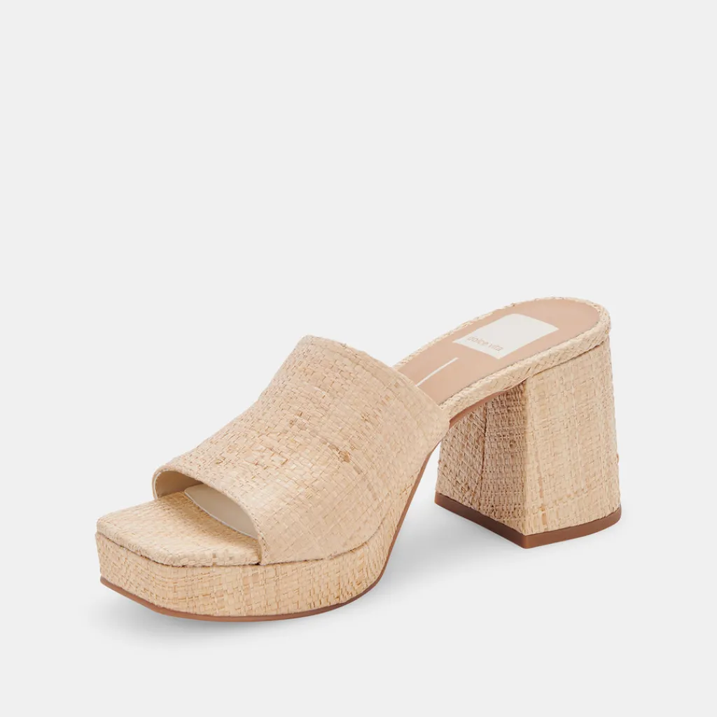 DOLCE VITA Heels*Marsha Heels Lt Natural Raffia