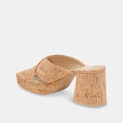 DOLCE VITA Sandals*Martin Heels Natural Cork