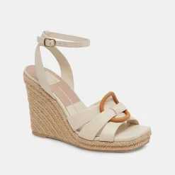 DOLCE VITA Wedges*Maze Wedges Ivory Leather