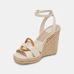 DOLCE VITA Wedges*Maze Wedges Ivory Leather