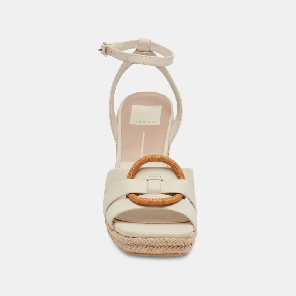 DOLCE VITA Wedges*Maze Wedges Ivory Leather
