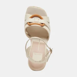 DOLCE VITA Wedges*Maze Wedges Ivory Leather