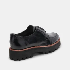 DOLCE VITA Sneakers*Morna Oxfords Midnight Crinkle Patent