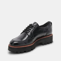 DOLCE VITA Sneakers*Morna Oxfords Midnight Crinkle Patent