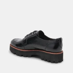 DOLCE VITA Sneakers*Morna Oxfords Midnight Crinkle Patent