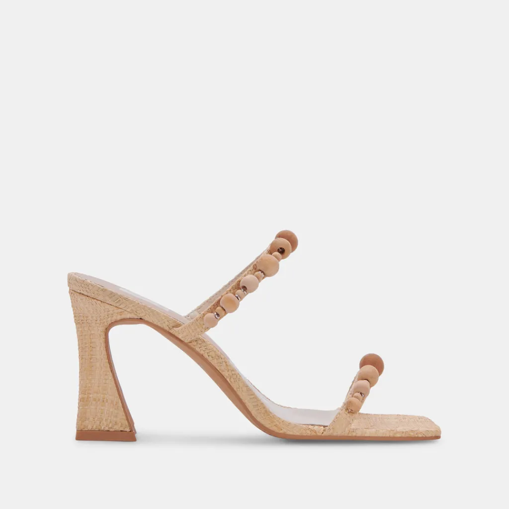 DOLCE VITA Heels*Naja Heels Beachwood Raffia