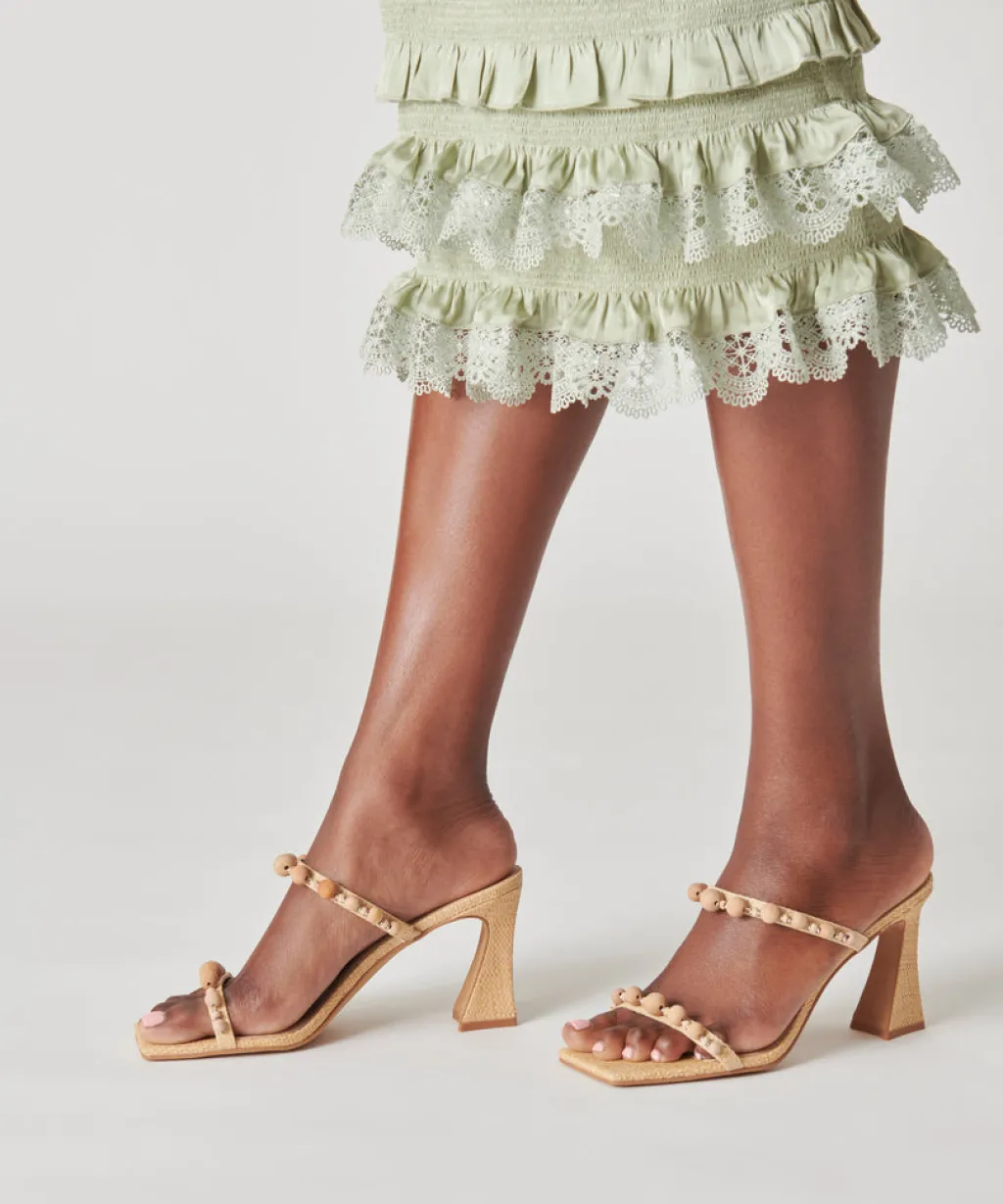 DOLCE VITA Heels*Naja Heels Beachwood Raffia
