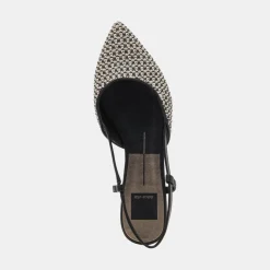 DOLCE VITA Flats & Loafers*Narah Flats Black Natural Raffia