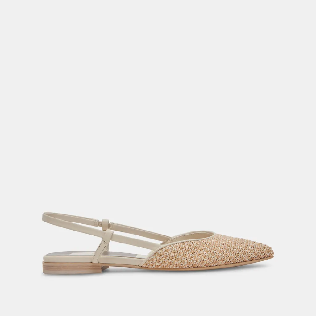 DOLCE VITA Flats & Loafers*Narah Flats White Natural Raffia