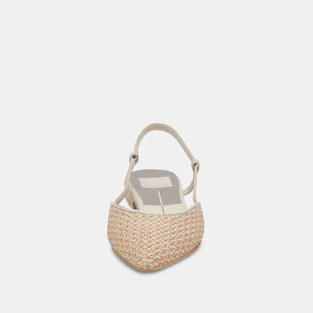DOLCE VITA Flats & Loafers*Narah Flats White Natural Raffia