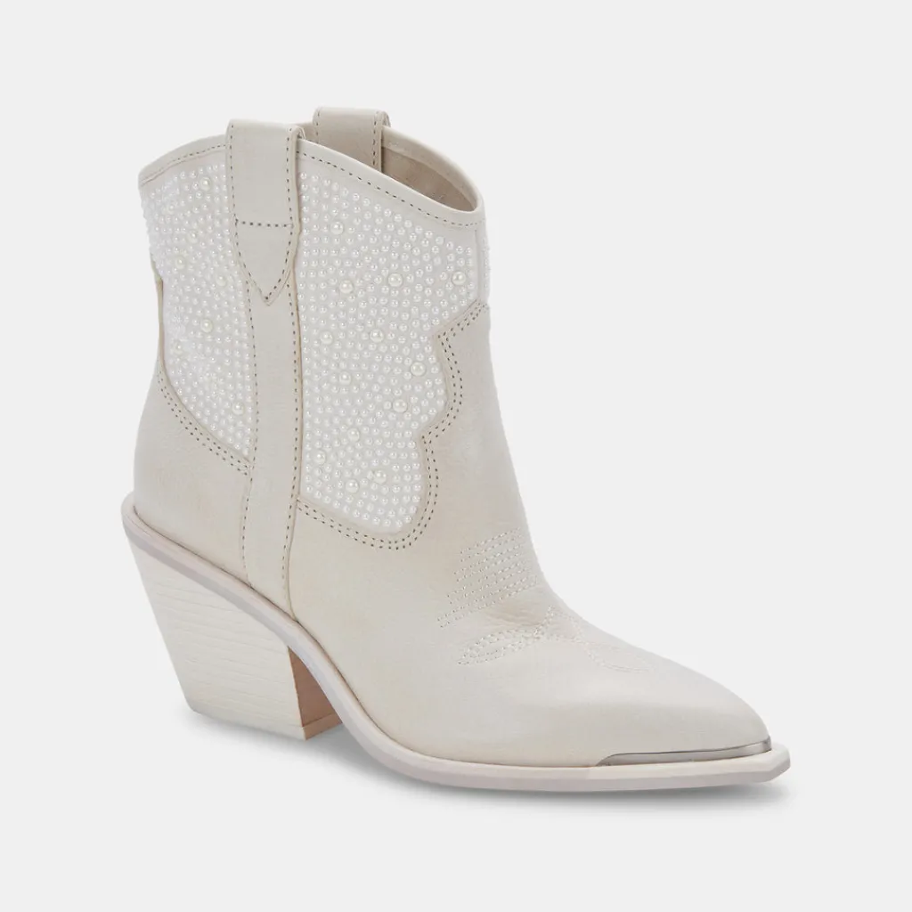 DOLCE VITA Boots & Booties*Nashe Booties Off White Pearls