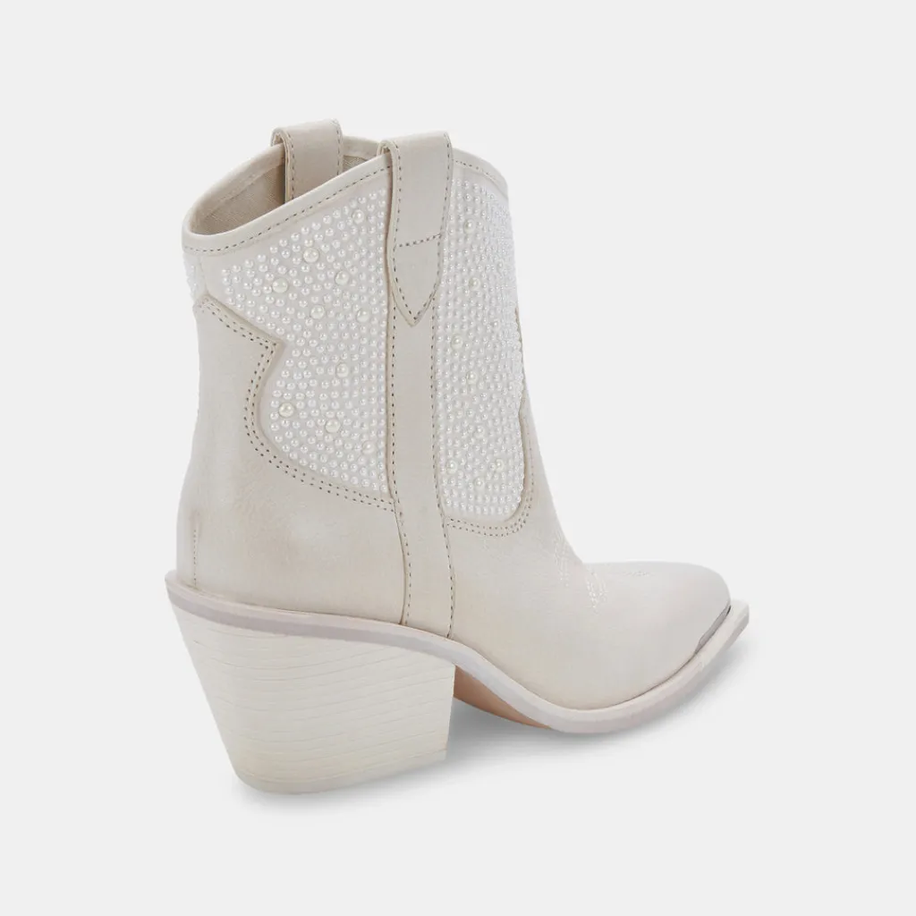 DOLCE VITA Boots & Booties*Nashe Booties Off White Pearls