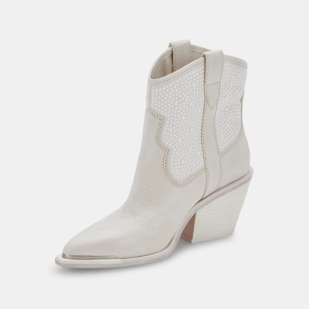 DOLCE VITA Boots & Booties*Nashe Booties Off White Pearls