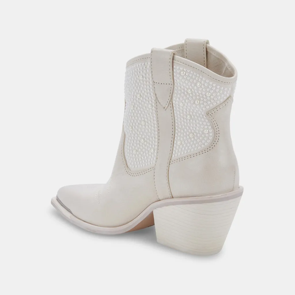 DOLCE VITA Boots & Booties*Nashe Booties Off White Pearls