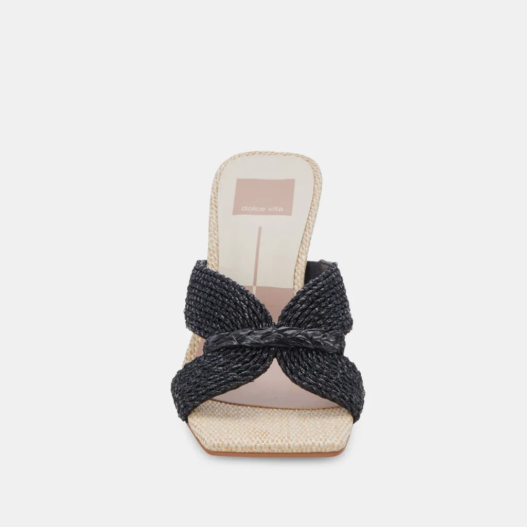 DOLCE VITA Heels*Nitro Heels Black Raffia