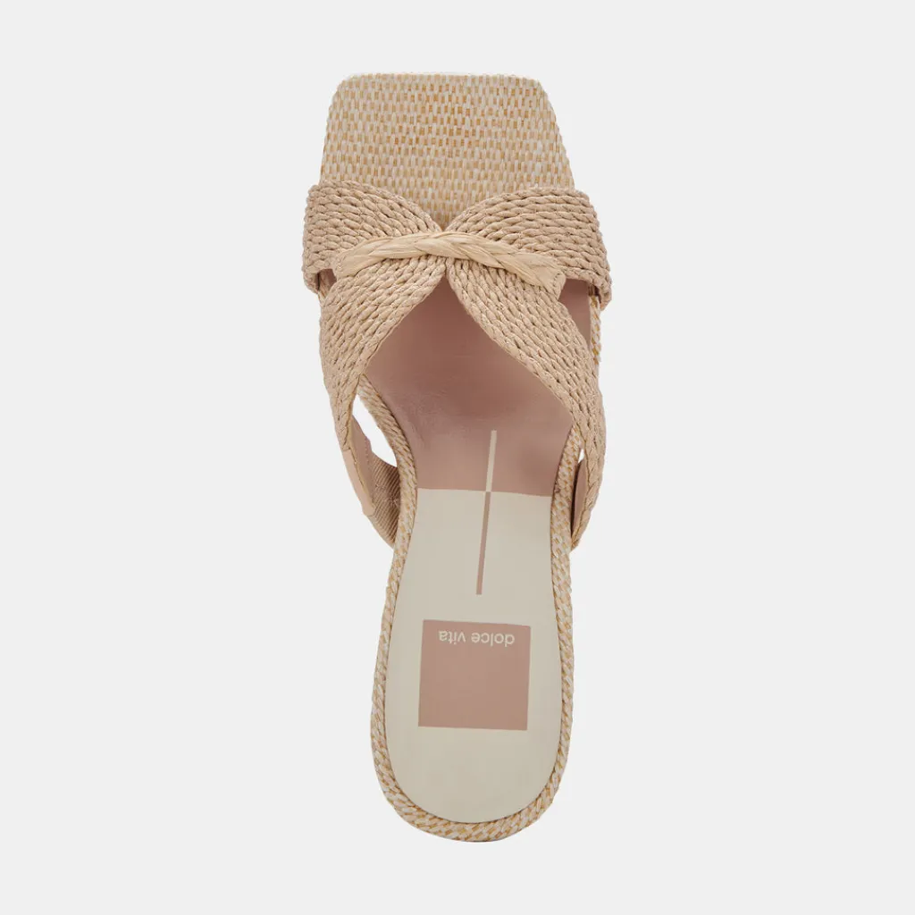 DOLCE VITA Heels*Nitro Heels Lt Natural Raffia
